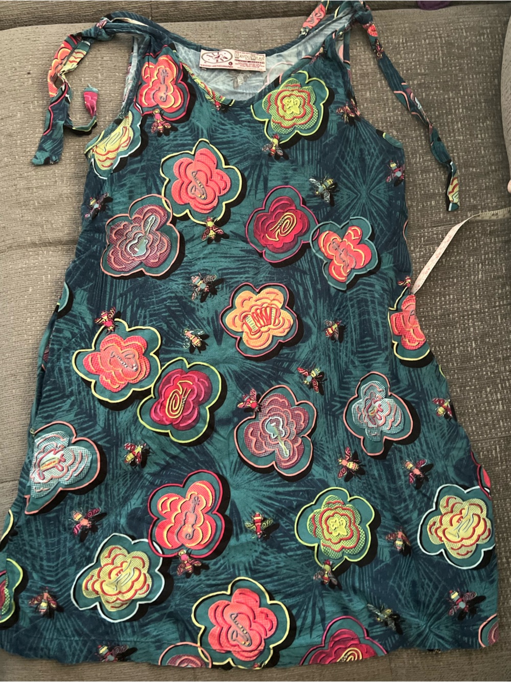 BayouWear Top Tie Dress   K18